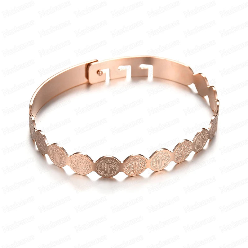 Nextvance Saint Benedict Jesus Amulet Bangle