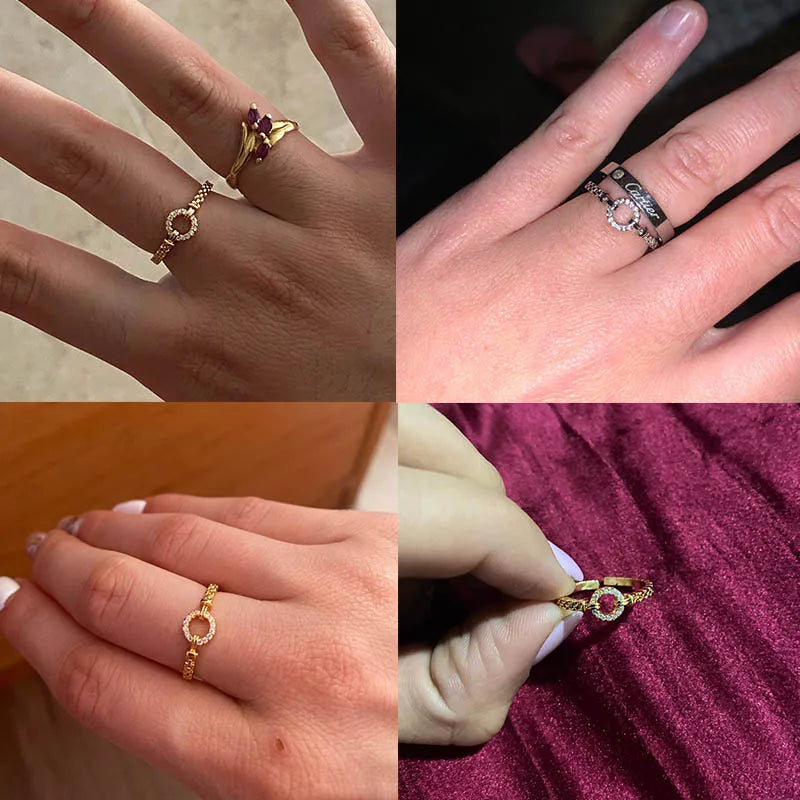 Rebel Shine Stainless Steel Ring