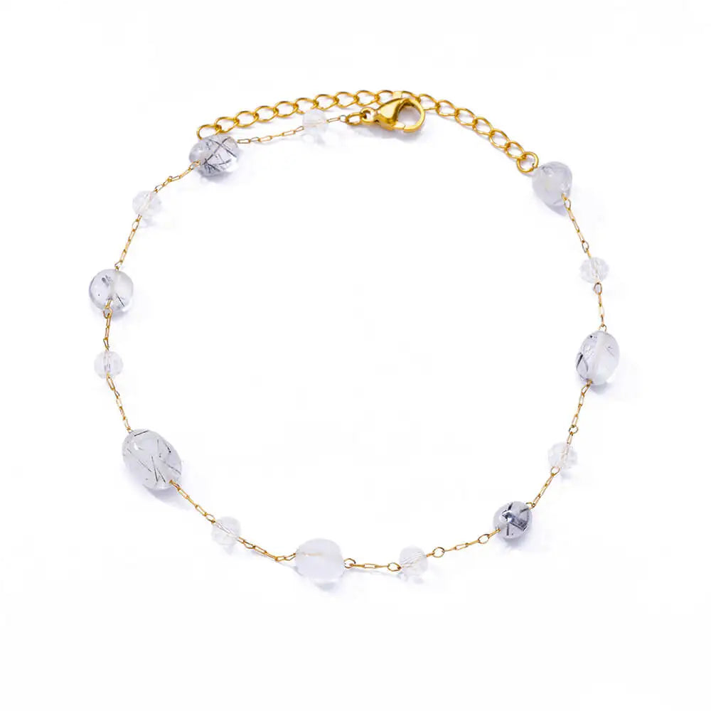 Floral Radiance Gold Bracelet