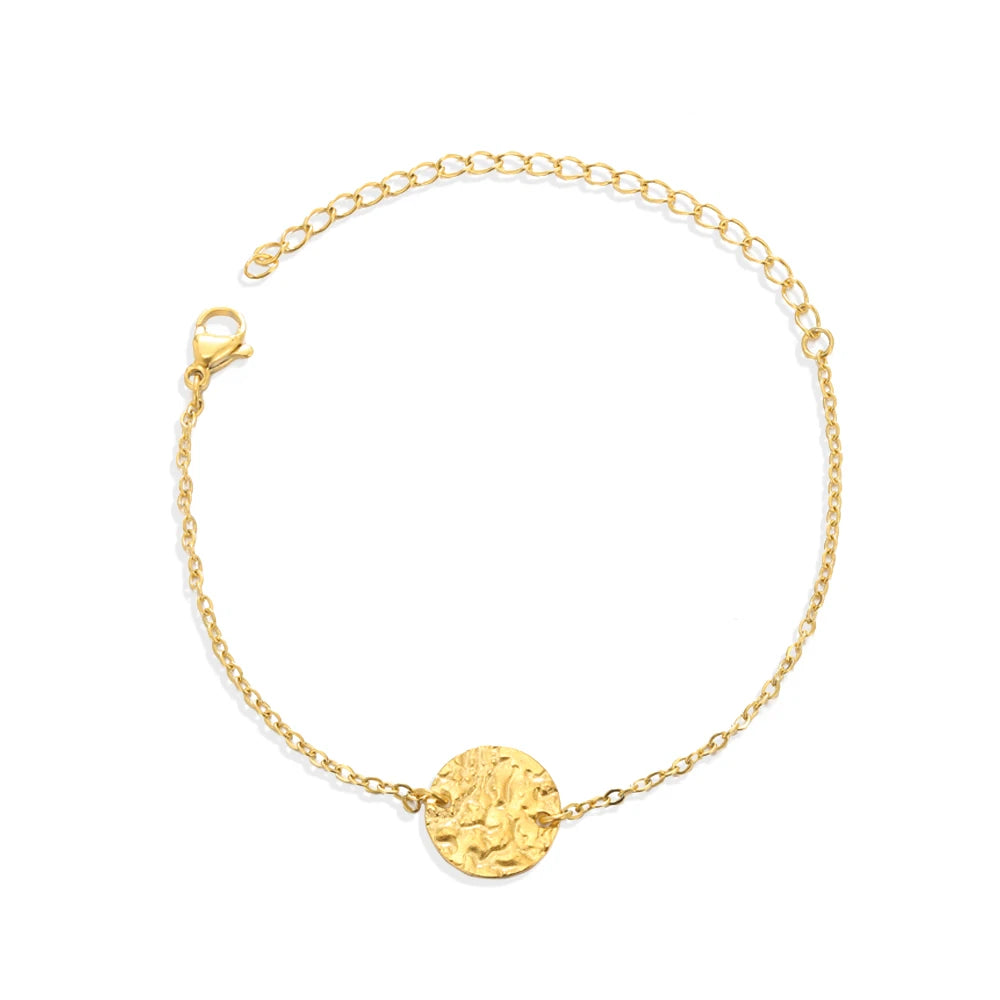 Floral Radiance Gold Bracelet