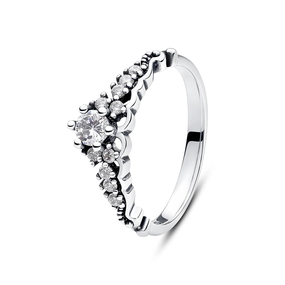 Crown of Love Crystal Ring  925
