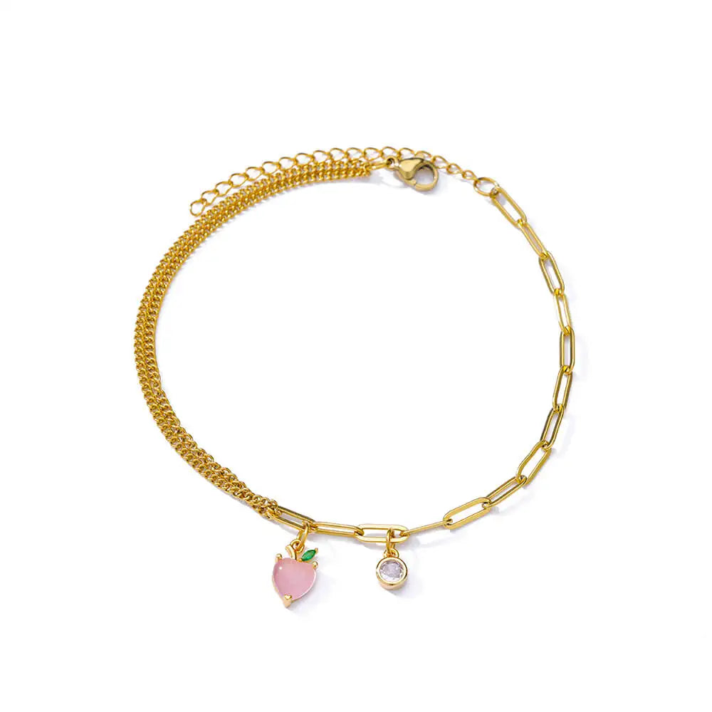 Floral Radiance Gold Bracelet
