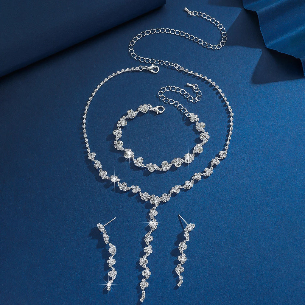 Blossom Elegance 4-Piece Jewelry Set