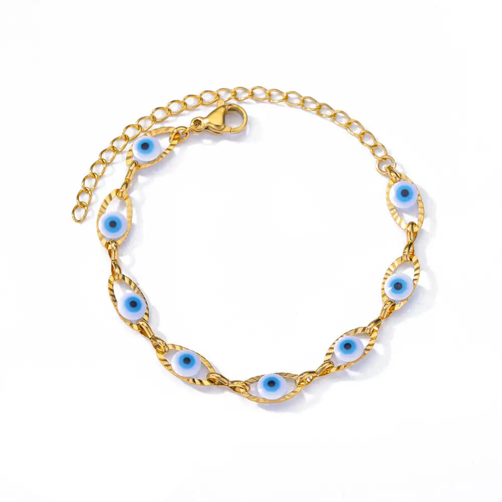 Floral Radiance Gold Bracelet