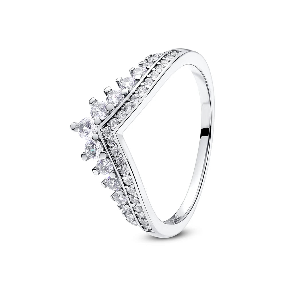 Crown of Love Crystal Ring  925