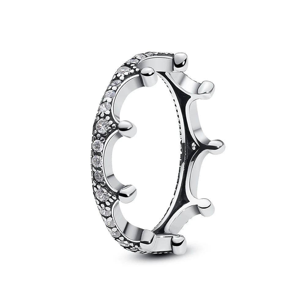 Crown of Love Crystal Ring  925