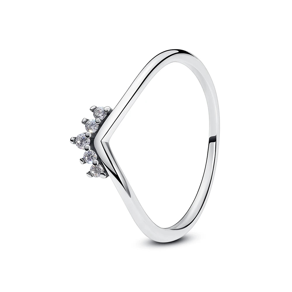 Crown of Love Crystal Ring  925