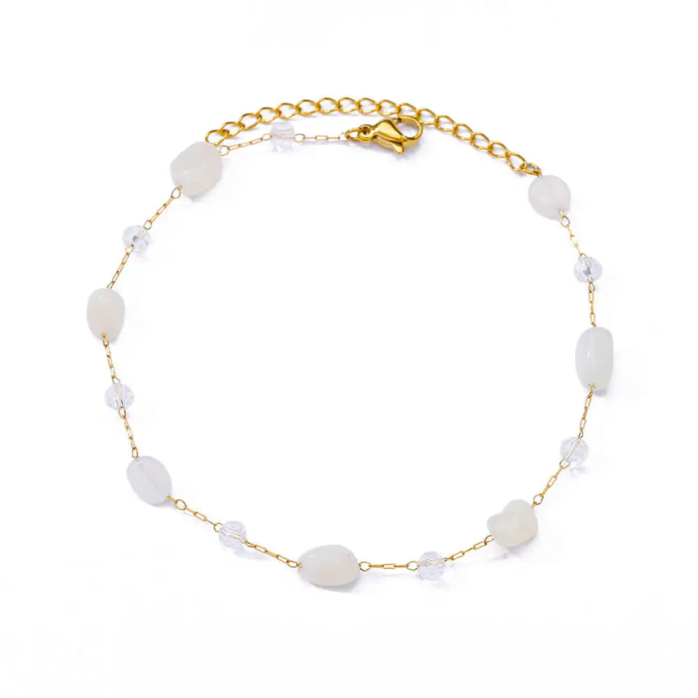 Floral Radiance Gold Bracelet