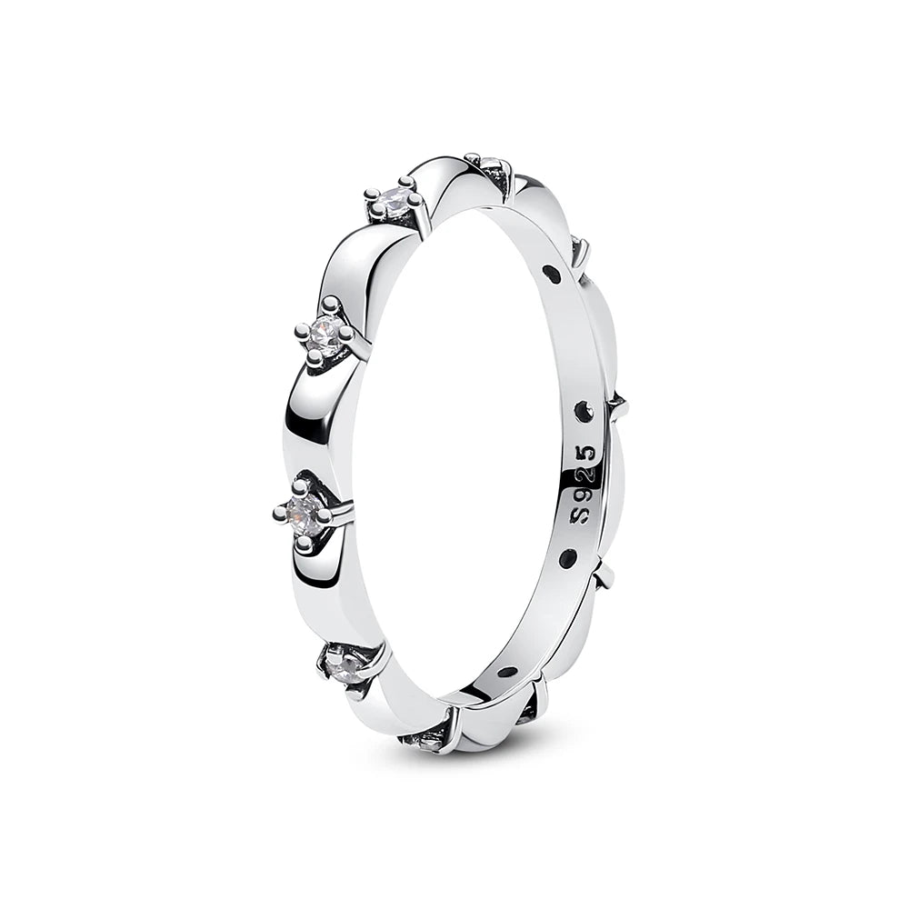 Crown of Love Crystal Ring  925