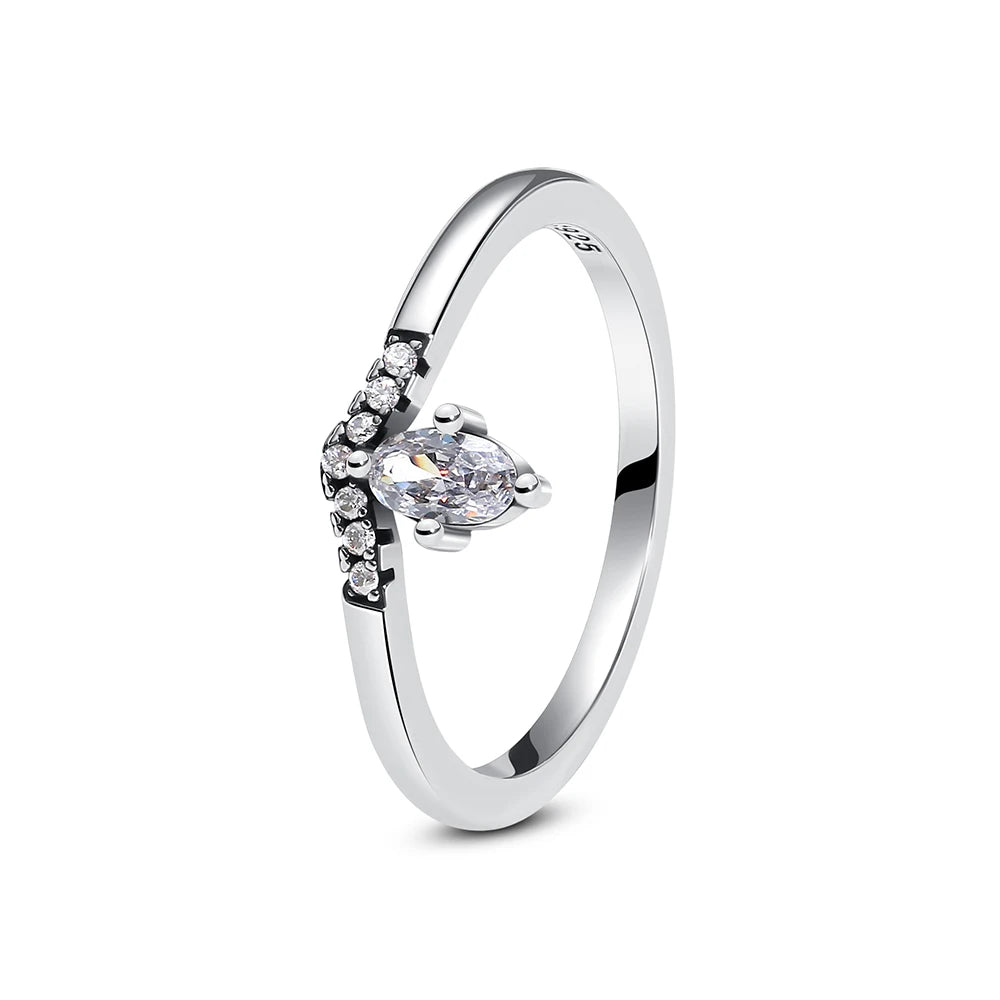 Crown of Love Crystal Ring  925