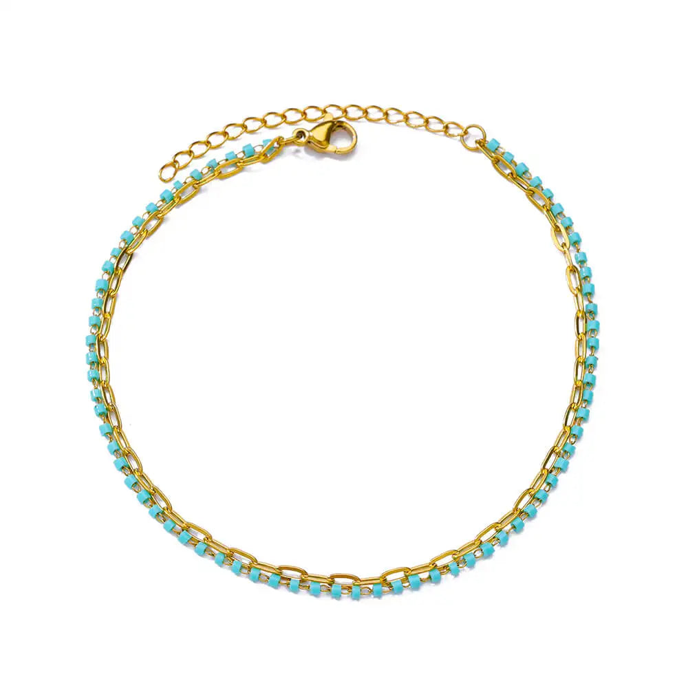 Floral Radiance Gold Bracelet