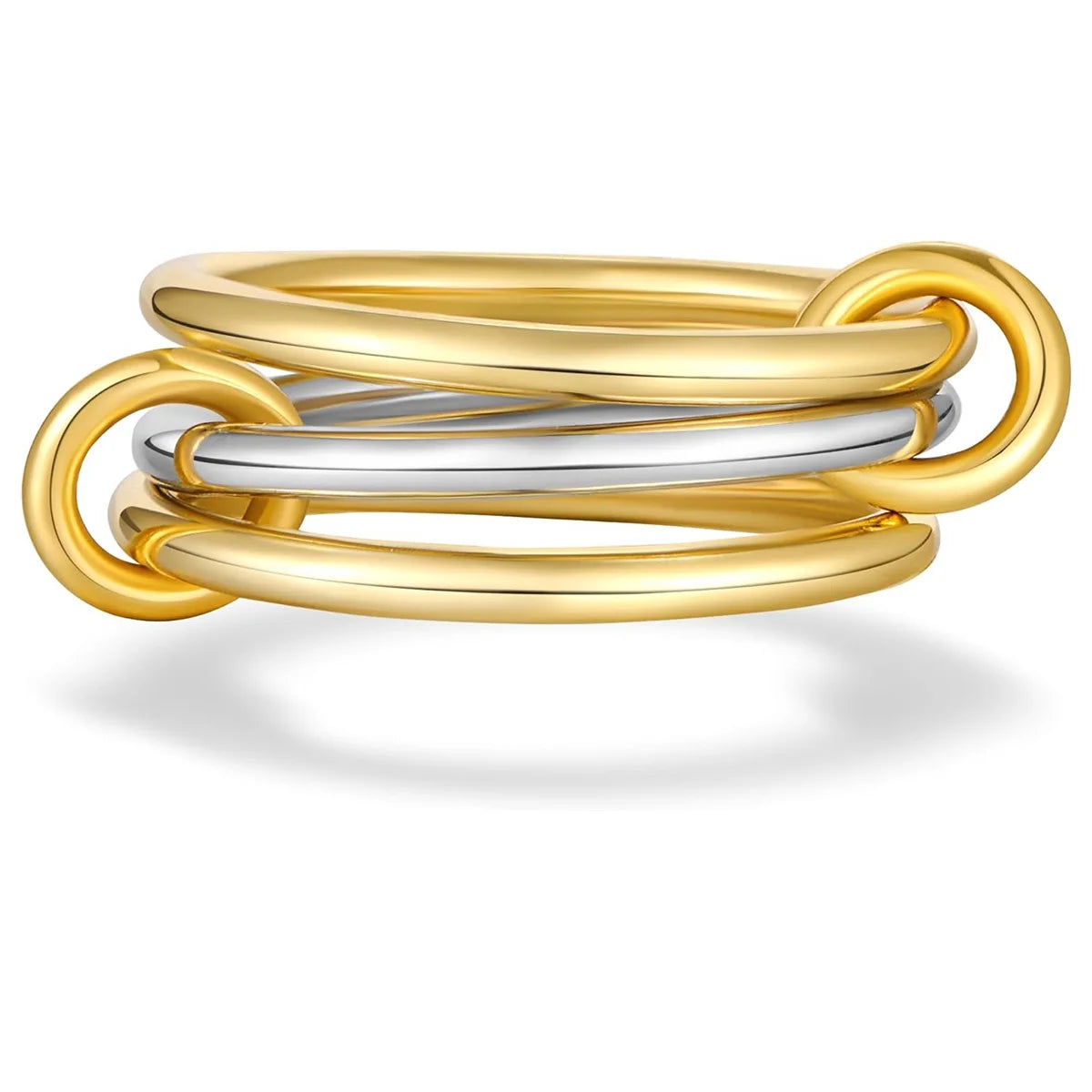 TwinGlow Layered Ring