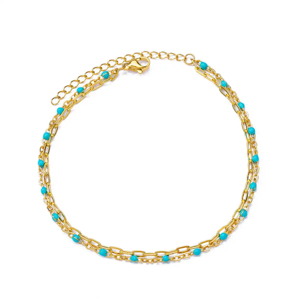Floral Radiance Gold Bracelet