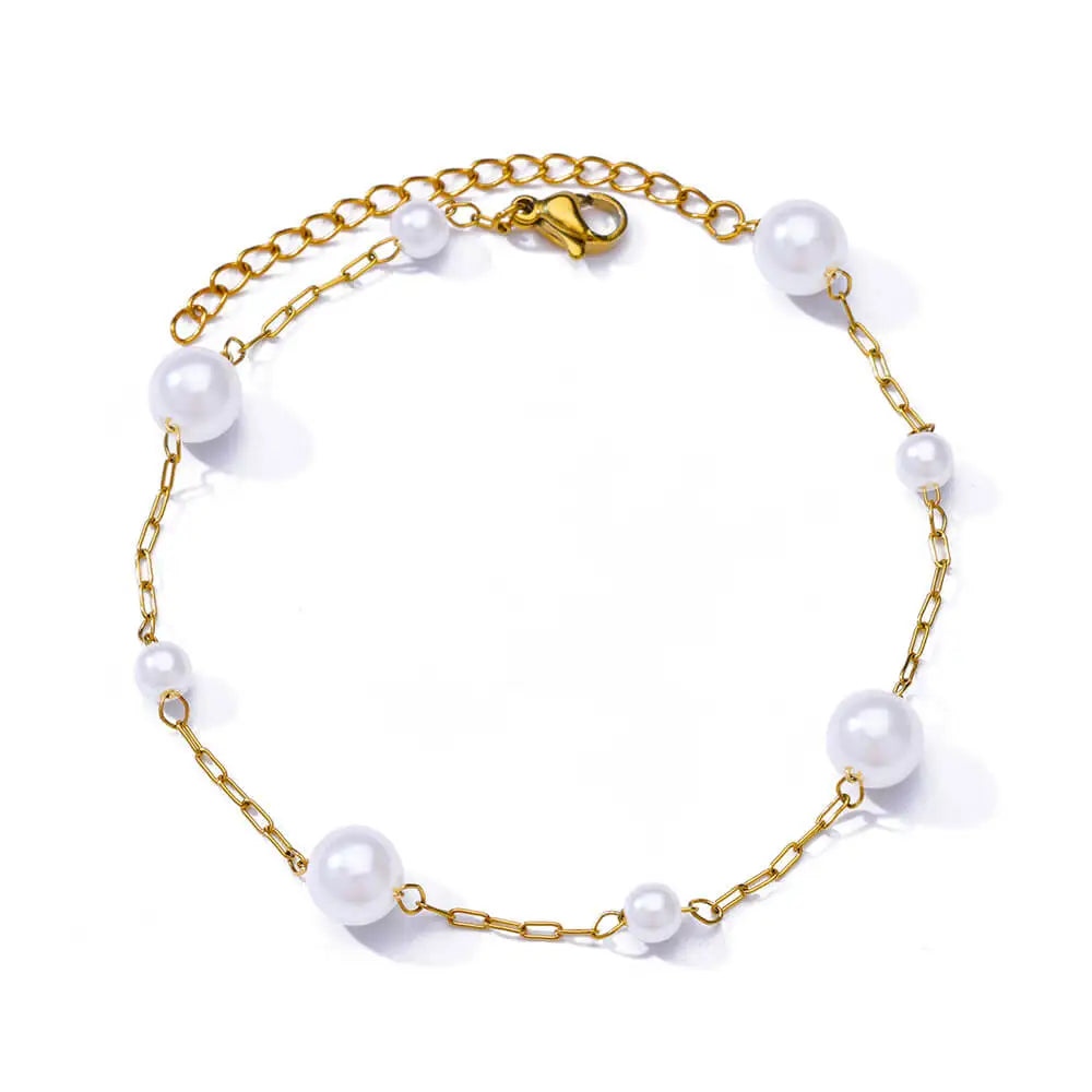 Floral Radiance Gold Bracelet